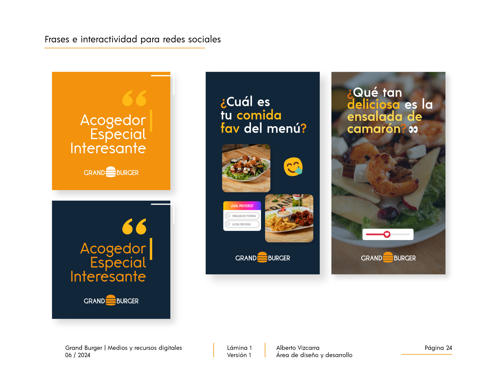 Identidad de marca Grand Burger Morelia